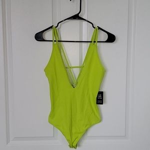Lime Green Body Suit